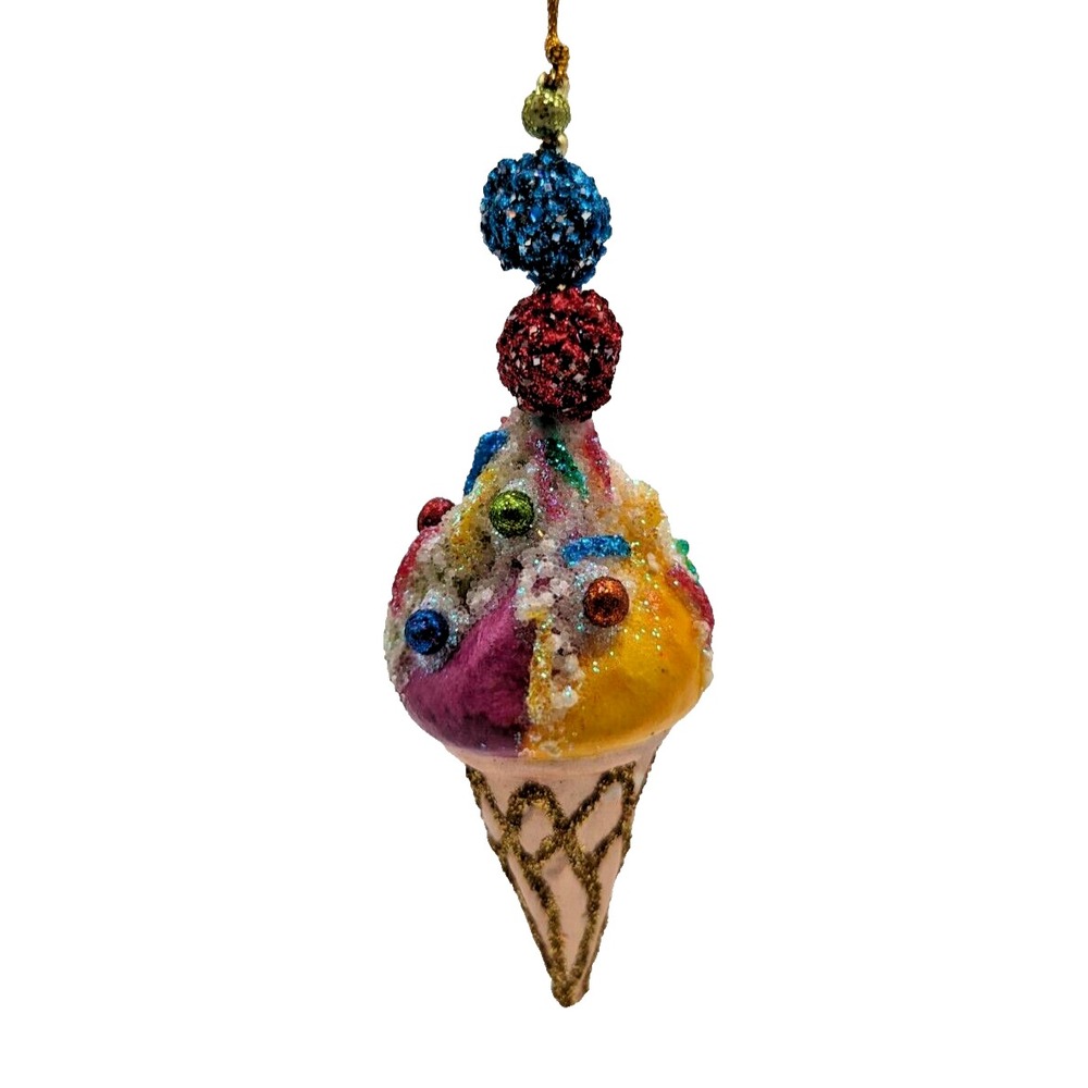 Ice Cream‎ Sticks with Sprinkles Ornaments Styrofoam